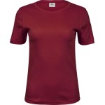 Dámské tričko - Teejays Interlock  - Deep red L