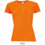 Dámské sportovní tričko SPORTY - neon orange XS