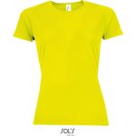 Dámské sportovní tričko SPORTY - neon yellow L