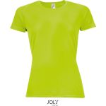 Dámské sportovní tričko SPORTY - neon green L