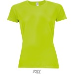 Dámské sportovní tričko SPORTY - neon green XS