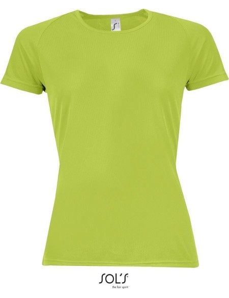 Dámské sportovní tričko SPORTY - Apple green L