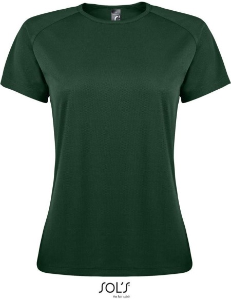 Dámské sportovní tričko SPORTY - Forest green L