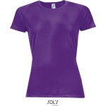 Dámské sportovní tričko SPORTY - Dark purple L