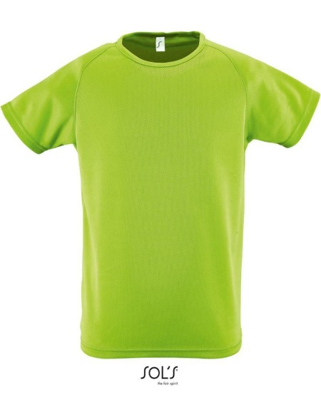 Dětské sportovní tričko - SPORTY - Apple green 6 let