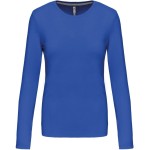 Dámské tričko - Kariban K383 s dlouhým rukávem - Light royal blue M