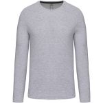 Pánské tričko - Kariban K359 s dlouhým rukávem - Oxford grey XL