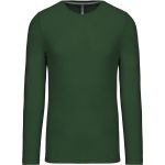 Pánské tričko - Kariban K359 s dlouhým rukávem - Forest green S