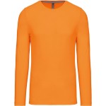 Pánské tričko - Kariban K359 s dlouhým rukávem - Oranžová 3XL