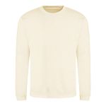 Unisex mikina bez kapuce JustHoods -  Vanilla milksake L