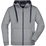 Pánská mikina Doubleface JN355 - Sport grey/navy M