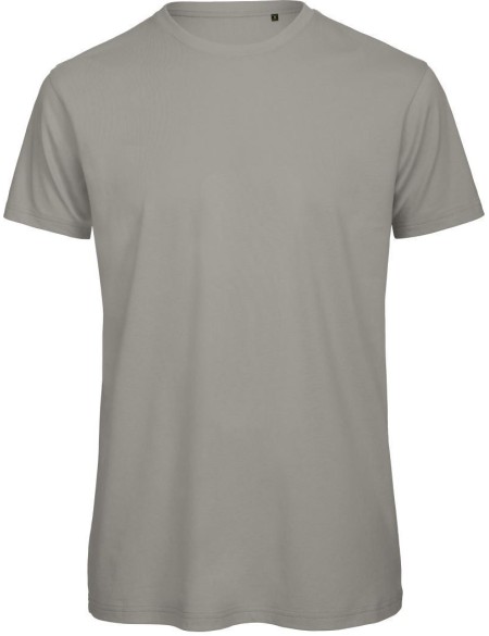 Pánské tričko B+C Inspire T z bio bavny - Light grey XXL