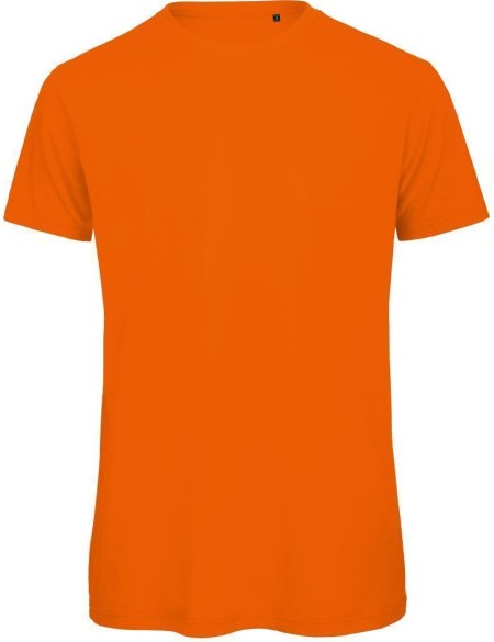 Pánské tričko B+C Inspire T z bio bavny - Oranžová 3XL