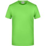 Pánské tričko z bio bavlny James+Nicholson 8008 - Lime green L