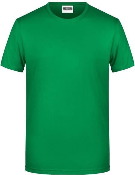 Pánské tričko z bio bavlny James+Nicholson 8008 - Fern green XXL