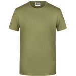 Pánské tričko z bio bavlny James+Nicholson 8008 - Khaki S