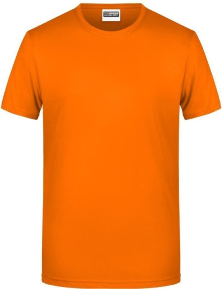 Pánské tričko z bio bavlny James+Nicholson 8008 - Oranžová 3XL