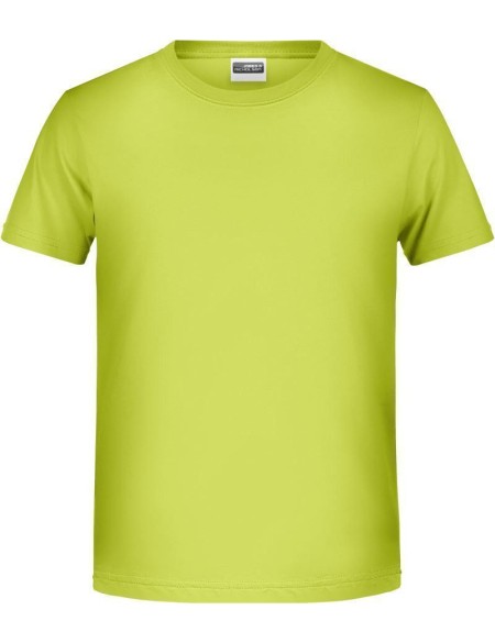 Chlapecké tričko z bio bavlny James+Nicholson 8008B - Acid yellow XXL