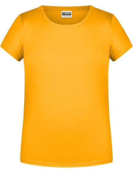 Dívčí tričko z bio bavlny James+Nicholson 8007G - Gold yellow XL