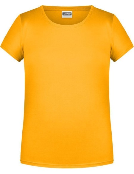 Dívčí tričko z bio bavlny James+Nicholson 8007G - Gold yellow XXL