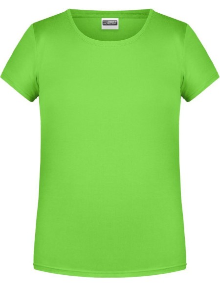 Dívčí tričko z bio bavlny James+Nicholson 8007G - Lime green XS