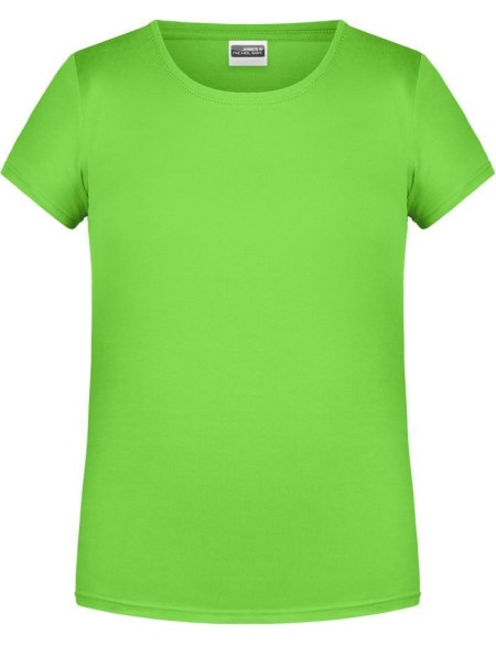 Dívčí tričko z bio bavlny James+Nicholson 8007G - Lime green M