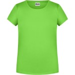 Dívčí tričko z bio bavlny James+Nicholson 8007G - Lime green L