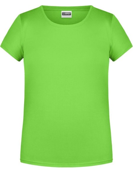 Dívčí tričko z bio bavlny James+Nicholson 8007G - Lime green L