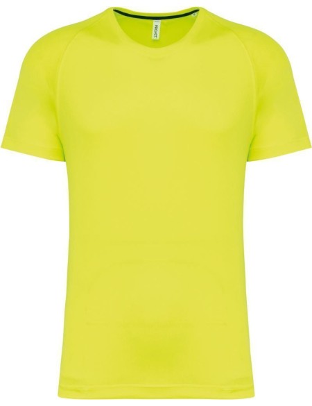 Pánské sportovní tričko Kariban PA4012 - Fluorescent yellow L